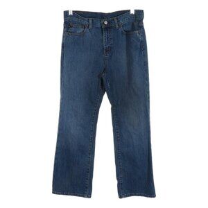 Ralph Lauren Jeans Womens Size 10 Distressed Bootcut Med Stone Washed Stretch